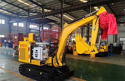 山東東達(dá)機電有限責(zé)任公司自主研發(fā)生產(chǎn)的MWD2.0小型挖掘機發(fā)貨