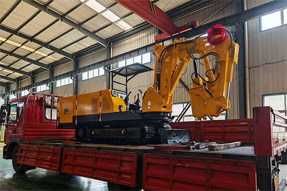 山東東達(dá)機(jī)電巷道修復(fù)機(jī)再拓市場(chǎng)——WPZ-45/800L煤礦用巷道修復(fù)機(jī)成功發(fā)運(yùn)榮祥煤礦